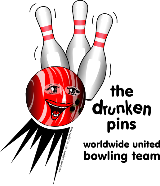 logo clipart bowling