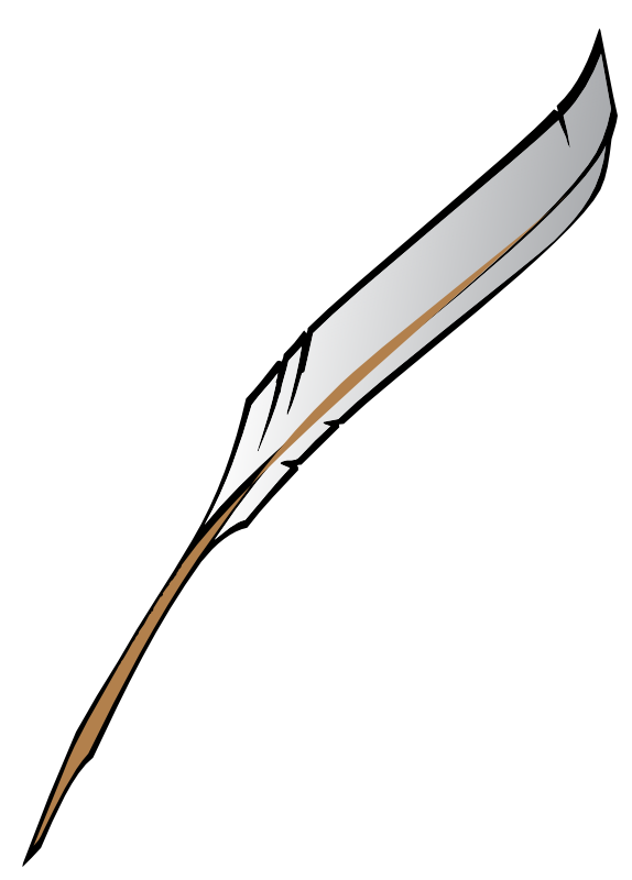 Clipart free feather. Use pen images clipartix