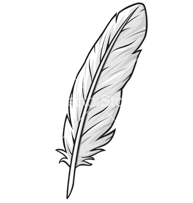 feathers clipart easy