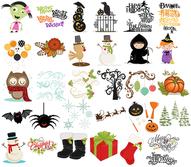 clipart free october