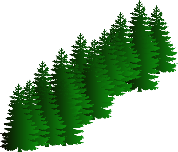 Green fir tree style. Youtube clipart creative