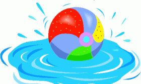 clipart swimming pool party
