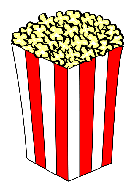 movies clipart bowl popcorn