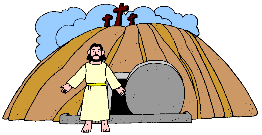 Easter collection tomb cookies. Jesus clipart standing