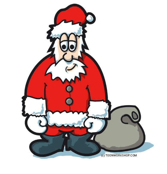 Clipart free santa. Claus cartoon style clip