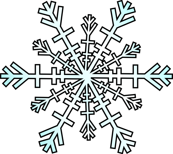 Snow flakes clip art. Snowflake clipart sketch
