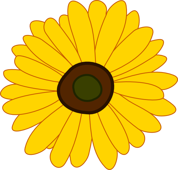 cute clipart sunflower