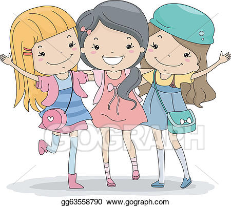 clipart friends besty