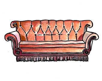 Download Clipart friends couch, Clipart friends couch Transparent ...