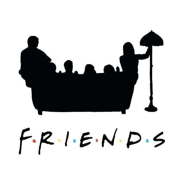 Clipart friends couch. 