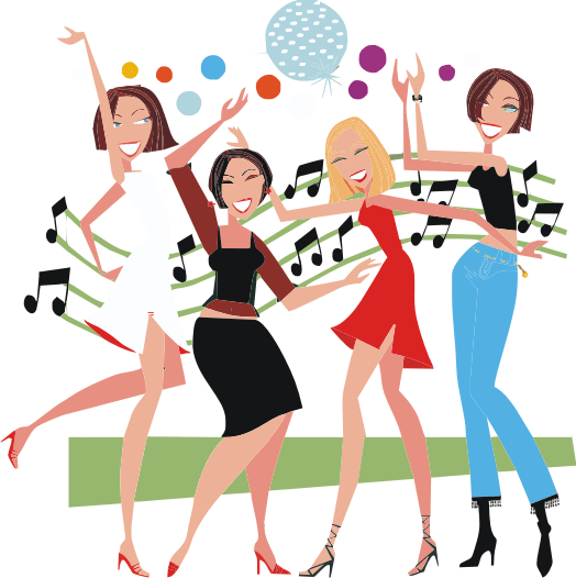 Friends clipart dance. Dancing cliparts zone 