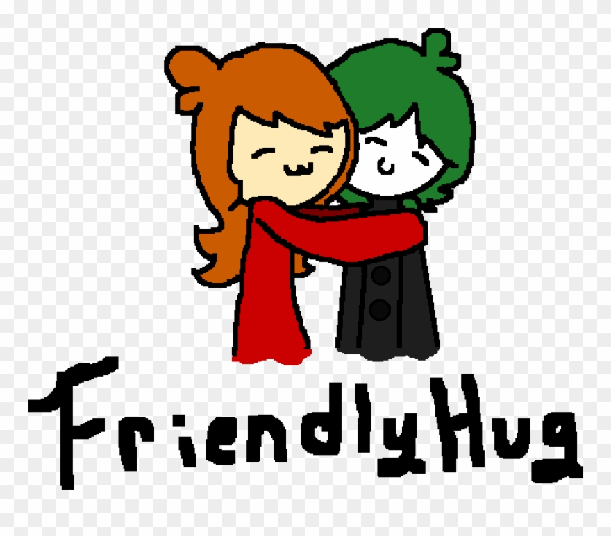 Pinclipart . Hugging clipart friendly hug