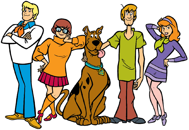 Scooby doo clipart outline. Friendship at getdrawings com