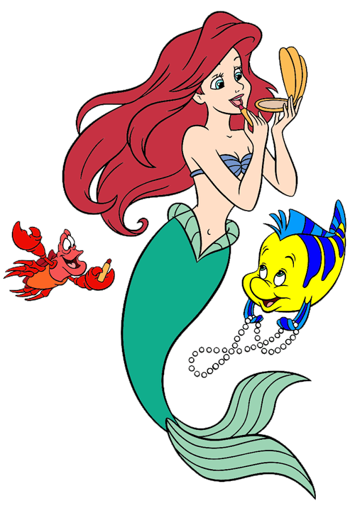 clipart friends mermaid