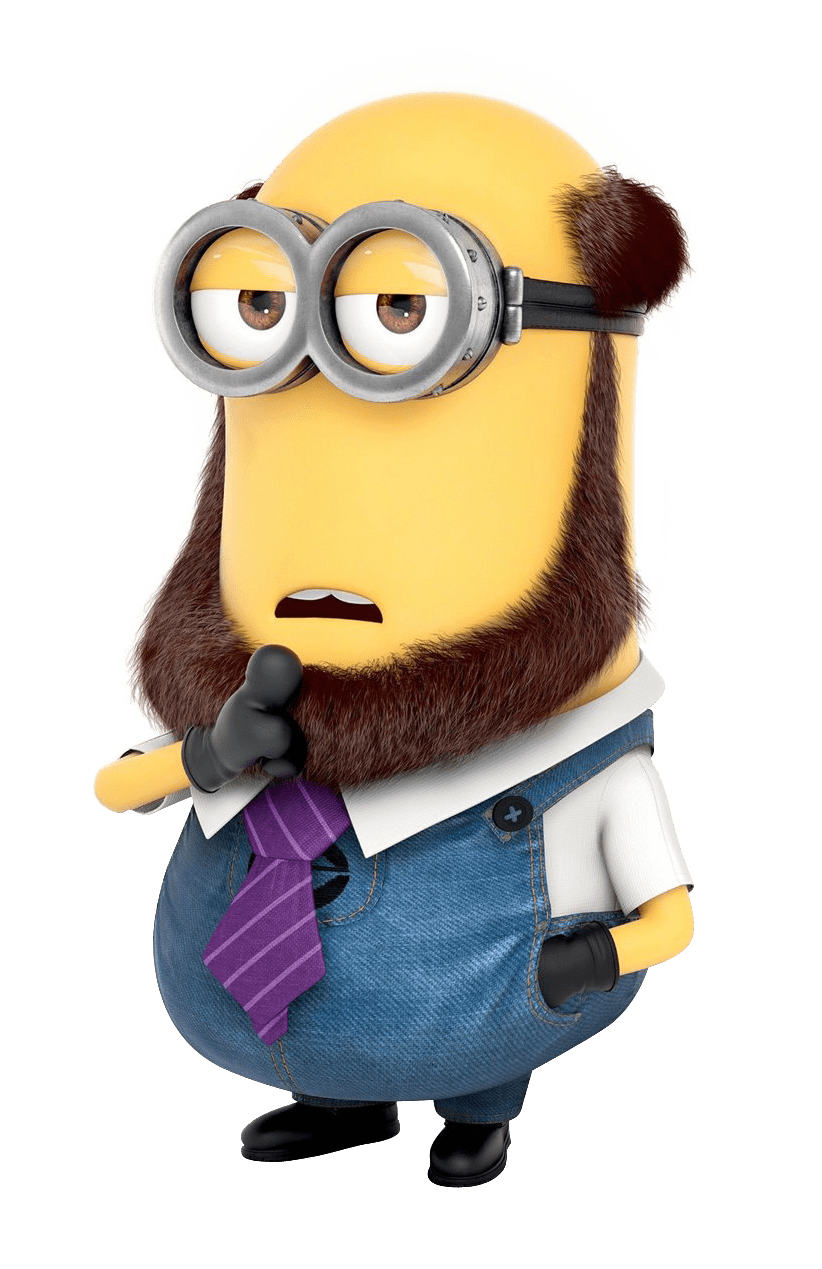 Minion thinking transparent png. Minions clipart file