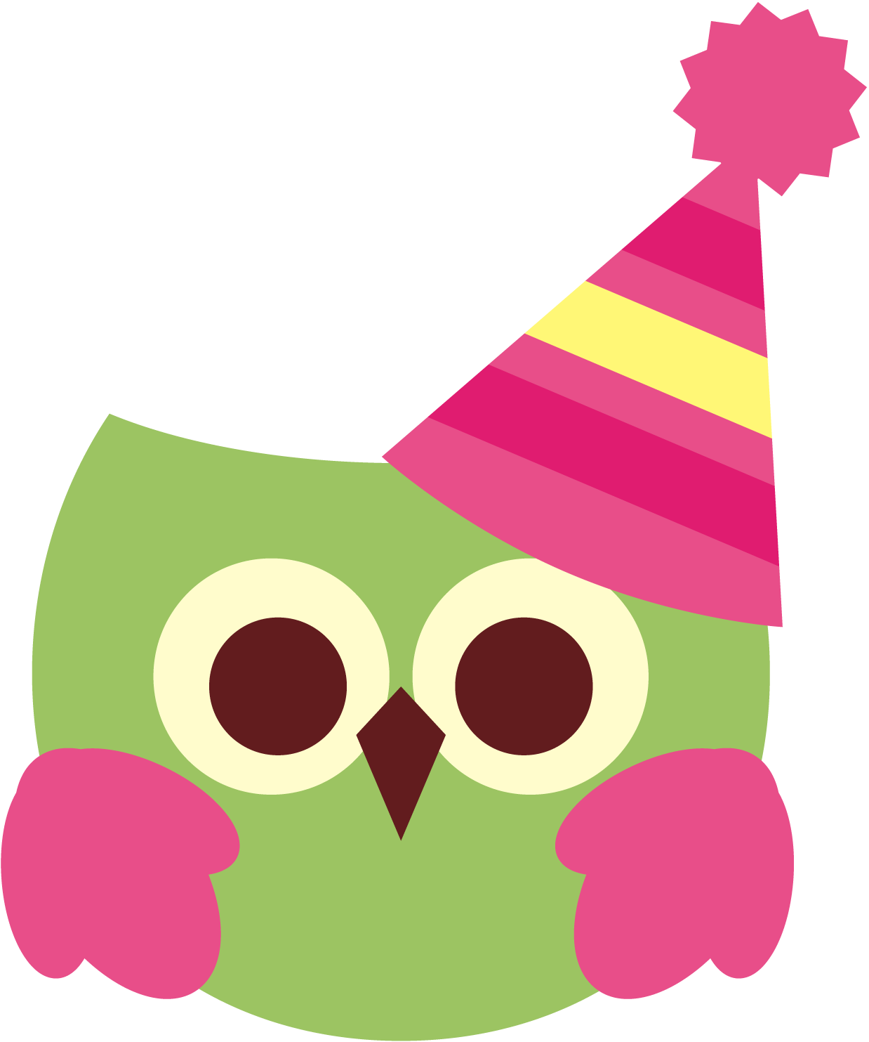  collection of friends. Clipart owl banner