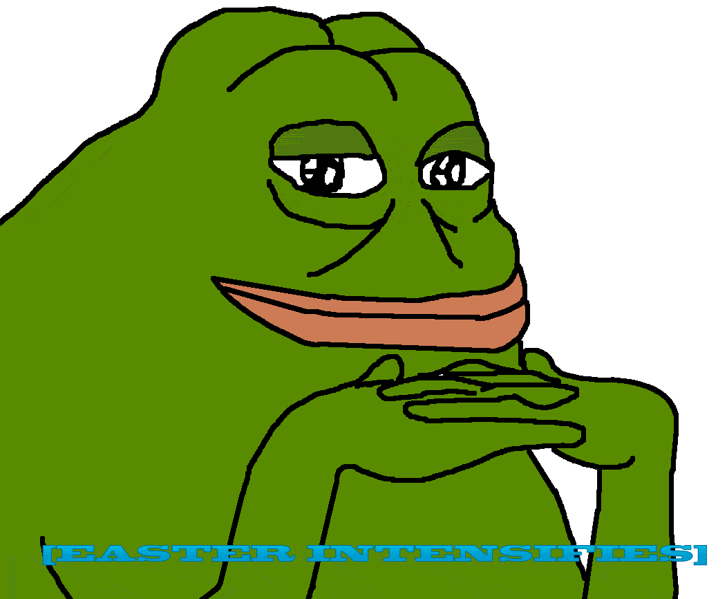 Frog clipart cartoon. Easter intensifies pepe the