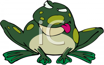 frogs clipart evil