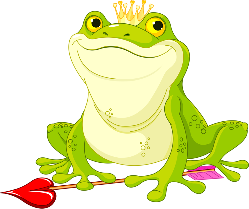 clipart frog fairytale
