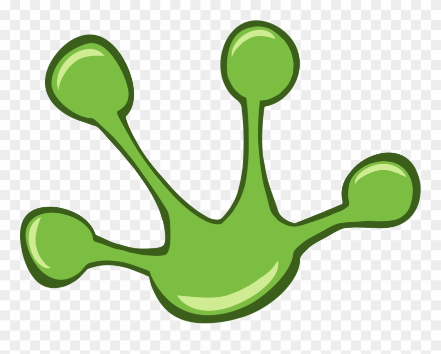 frog clipart hand