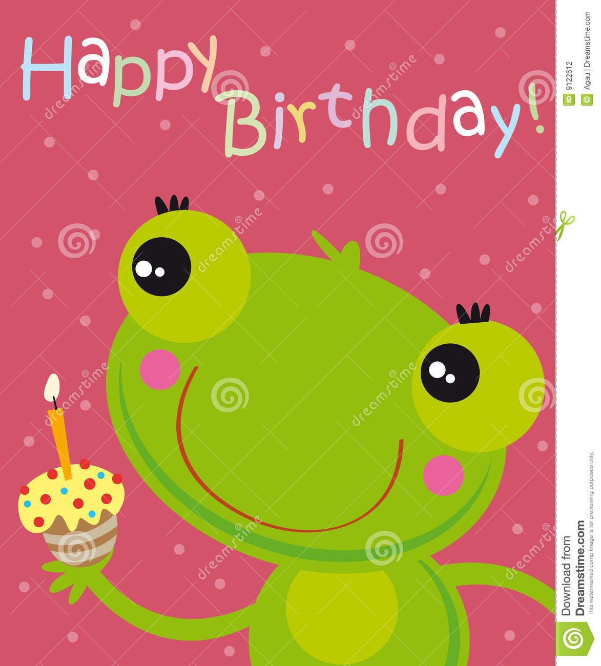 clipart frog happy birthday