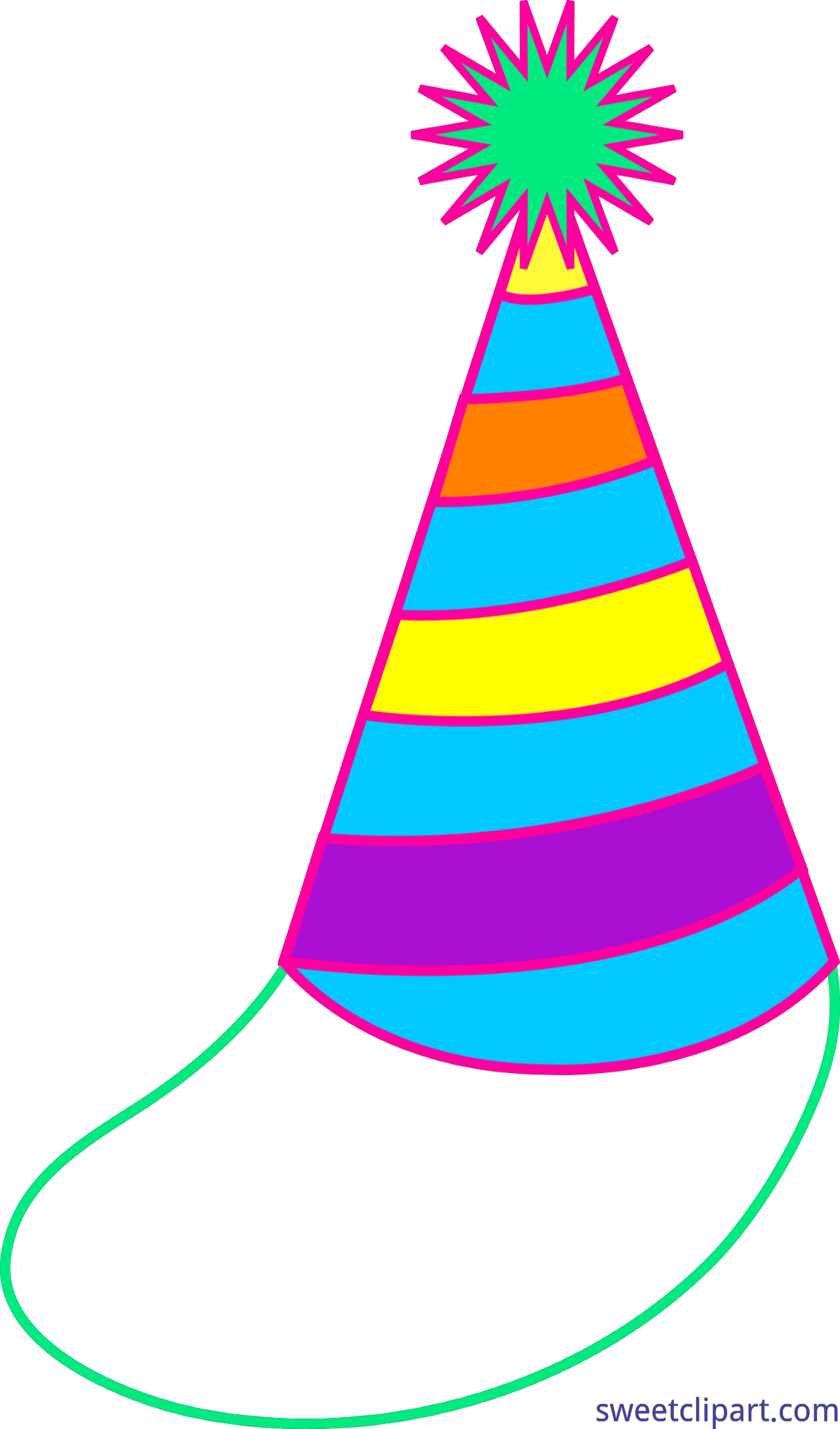 clipart hat bday