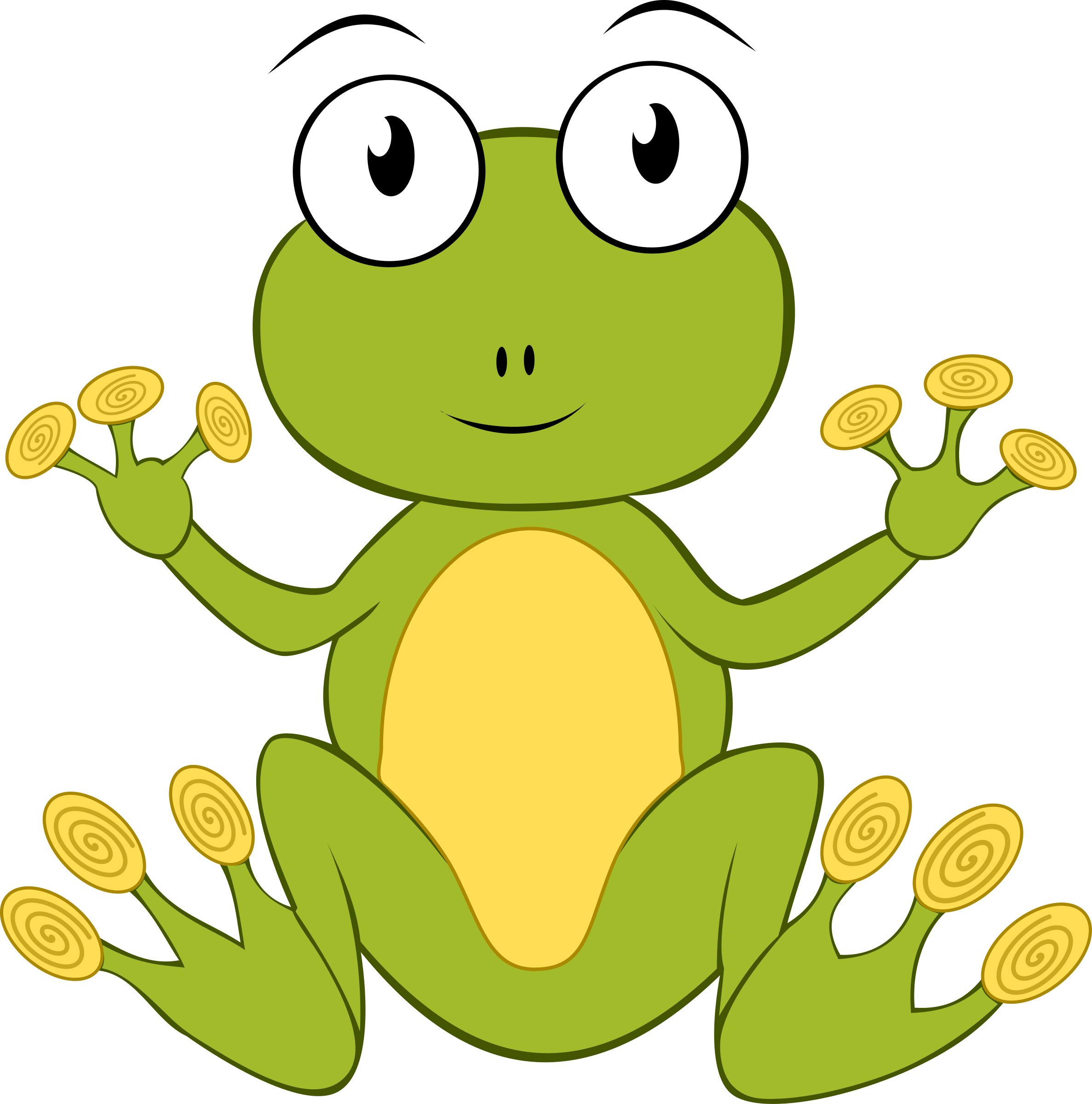 Clipart frog love. Rana big image png