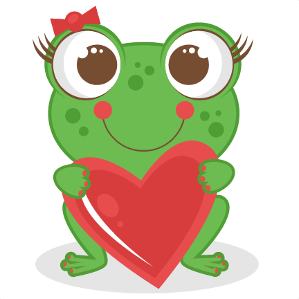 Daily freebie miss kate. Clipart frog love