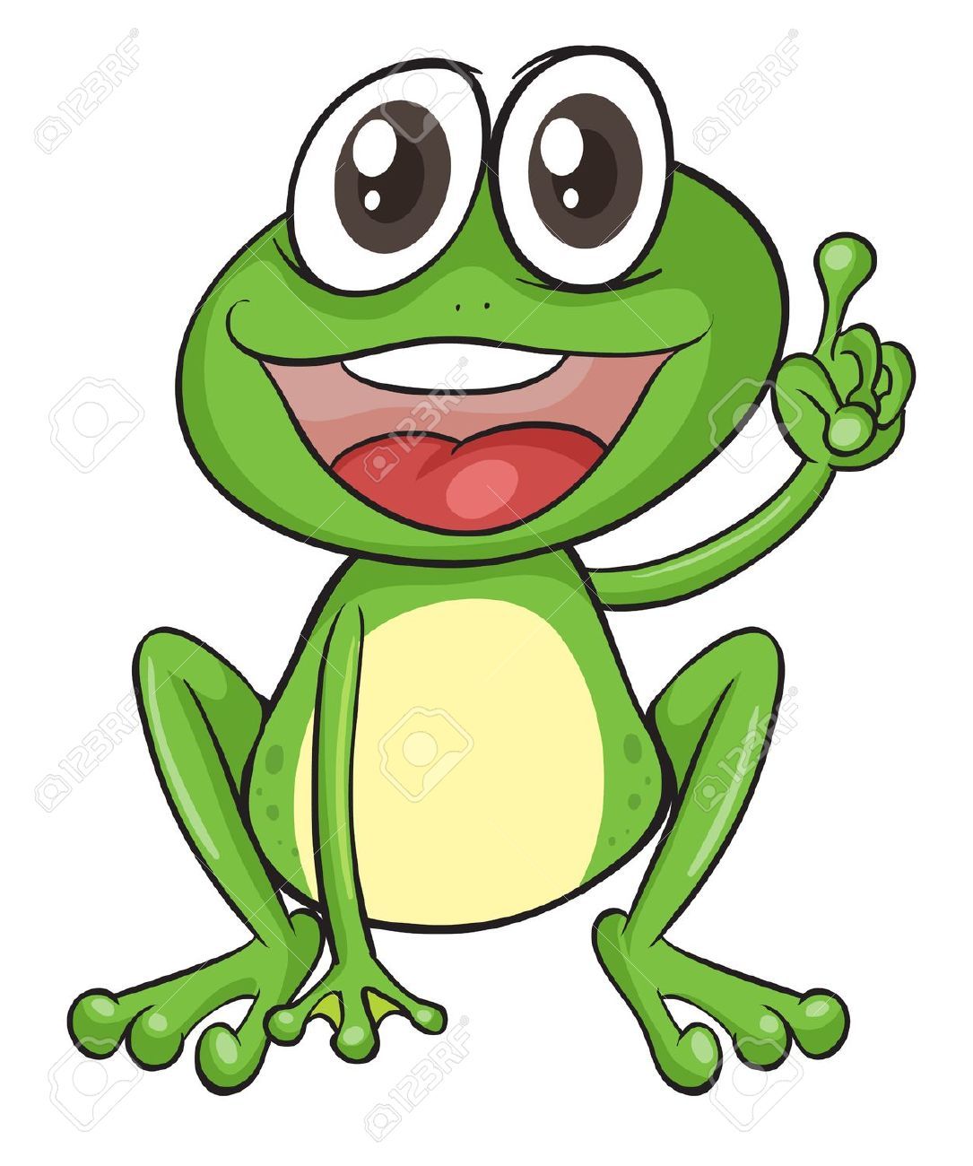 frogs clipart open mouth