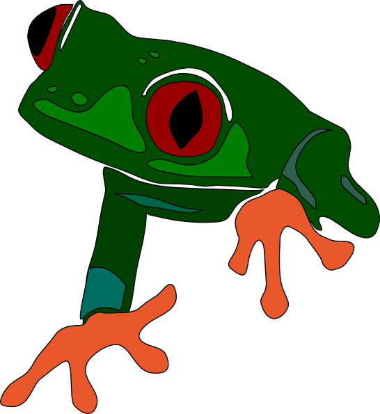 Green clipart amphibian. Frog clip art at
