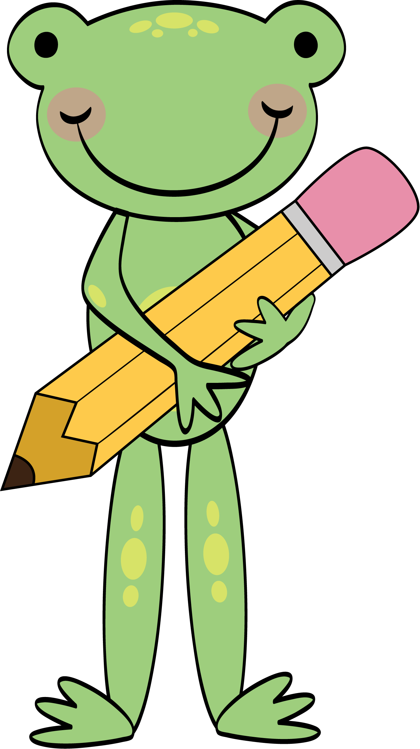 Clipart teacher frog. Clip art for teachers