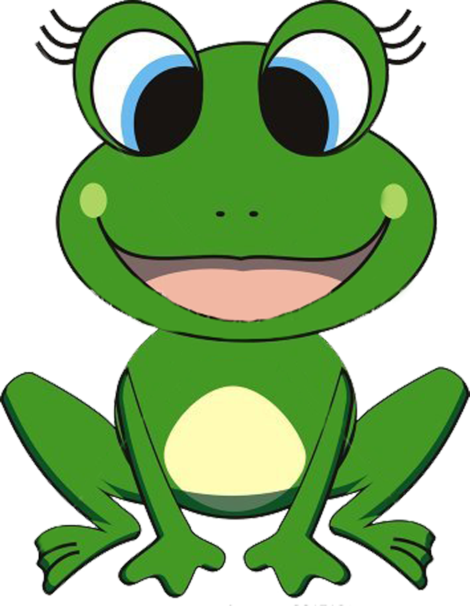 Frogs clipart sketch. Cartoon pics group girl