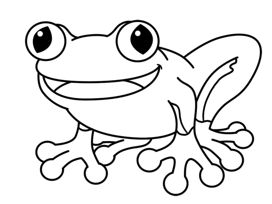 Frogs clipart sketch. Free frog drawing download