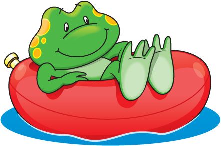 clipart frog spring