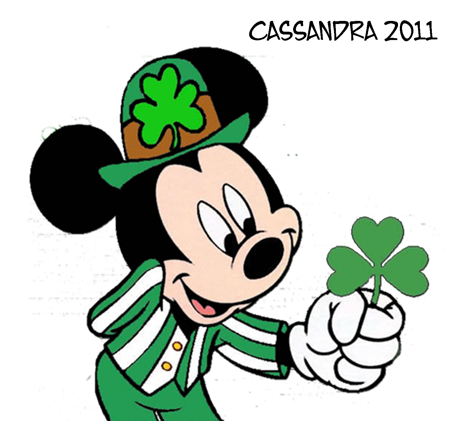 Mickey mouse patrick s. Clipart frog st patricks day