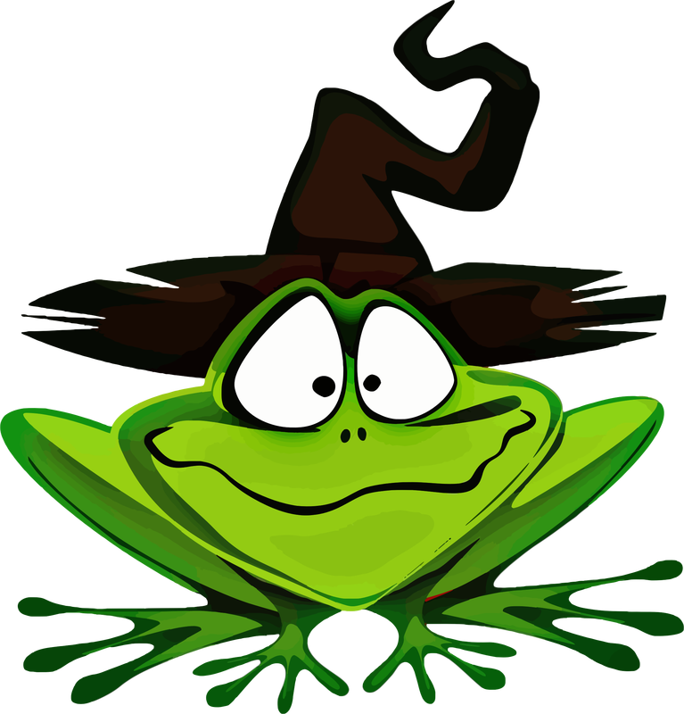 clipart frog tired