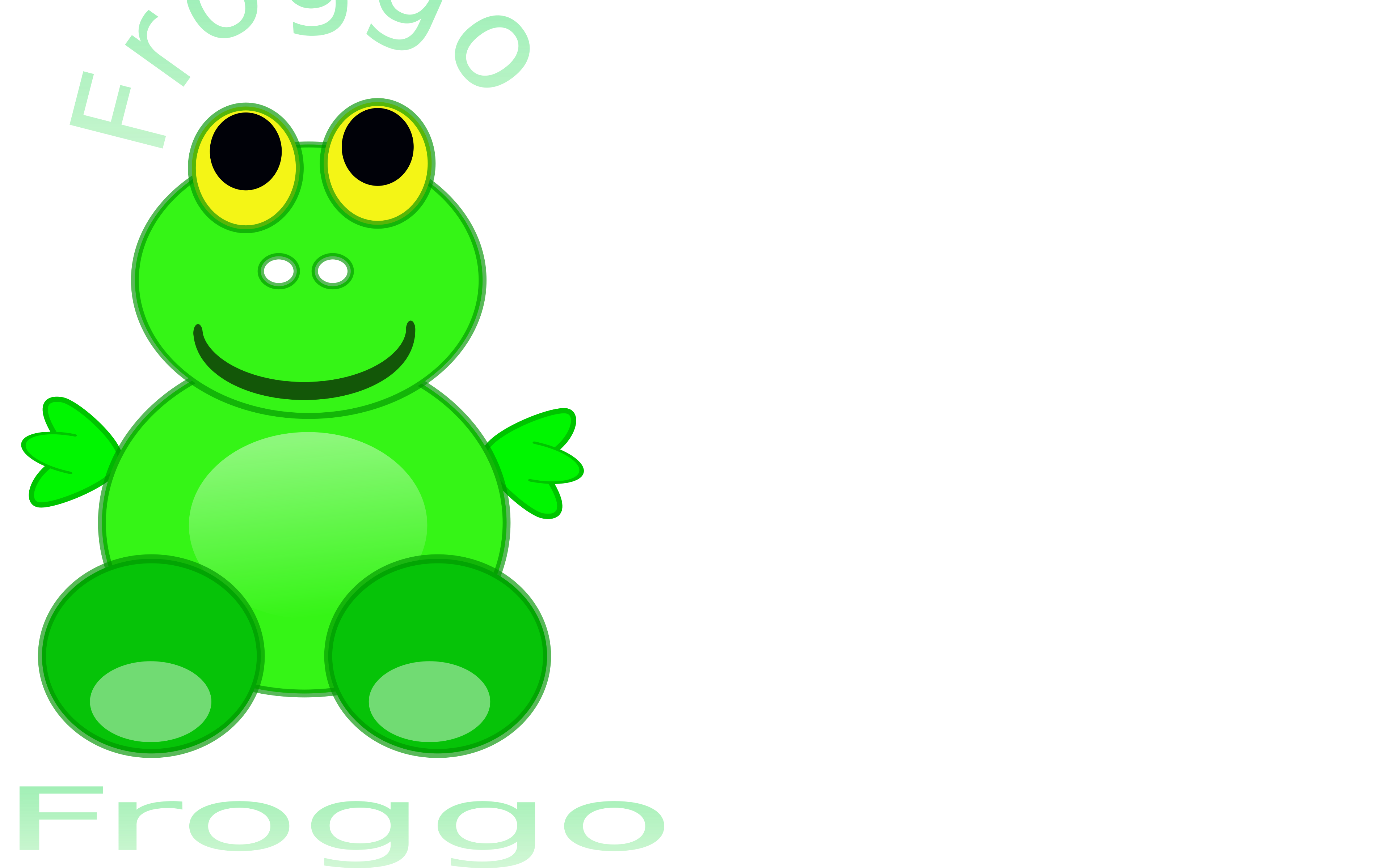 clipart frog toy