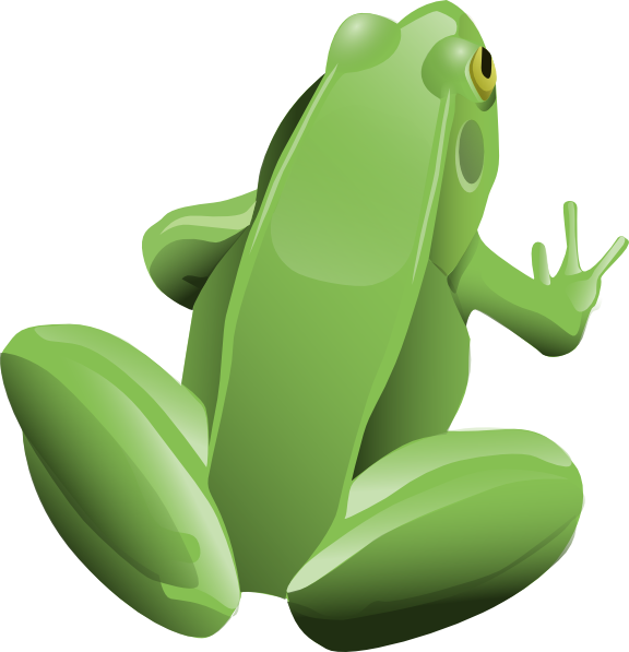 clipart frog transparent background