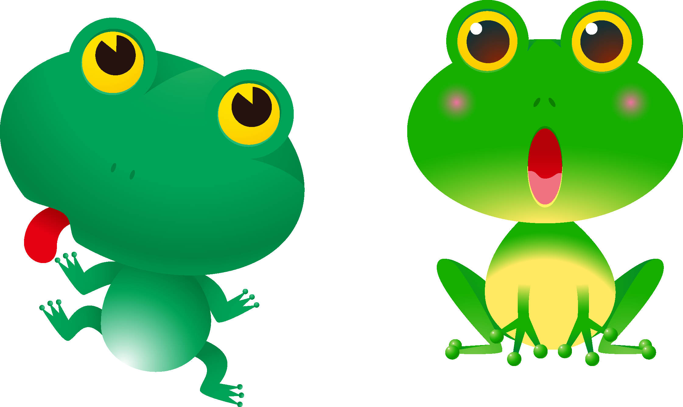 Red eyed tree frog. Toad clipart drawing