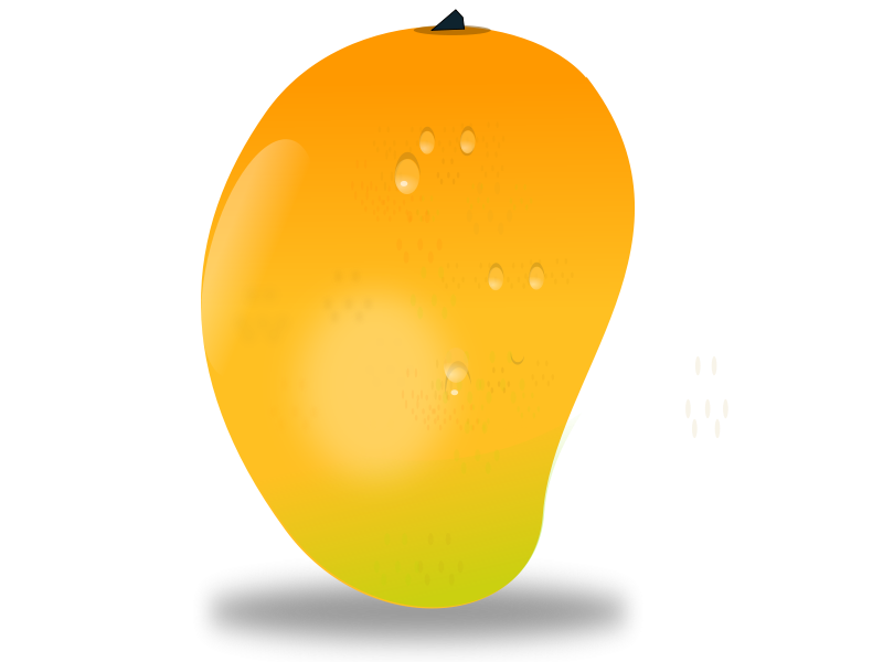 Mango clipart half mango. Free fruit animations and
