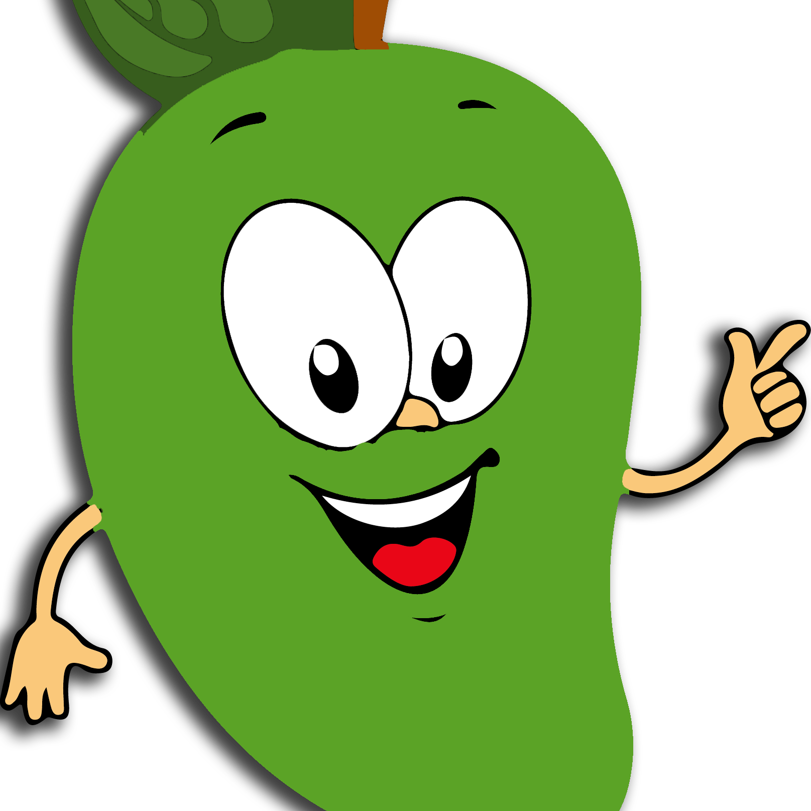 Green guy greenmangoguy twitter. Mango clipart prutas