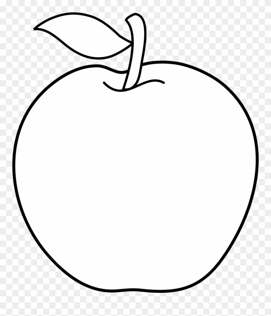 clipart fruit black and white