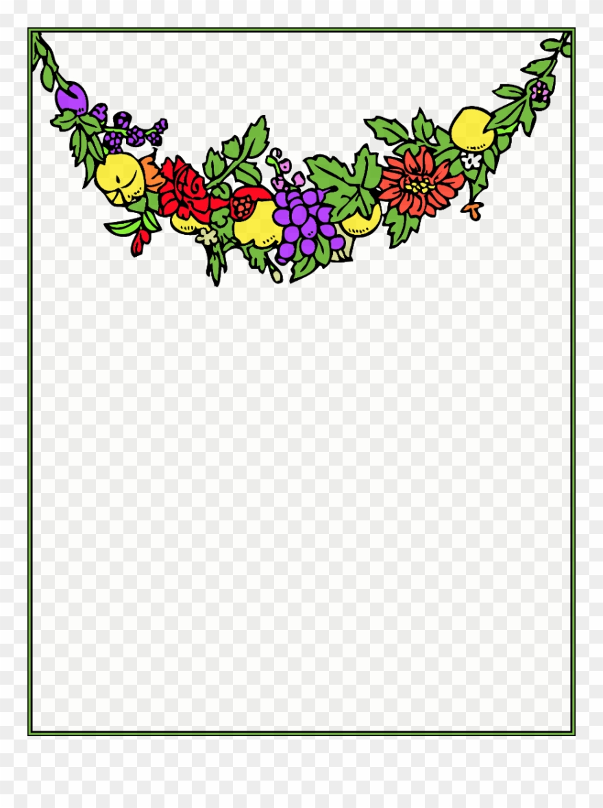 clipart fruit border design