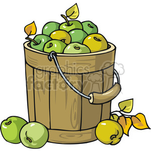 clipart fruit bucket