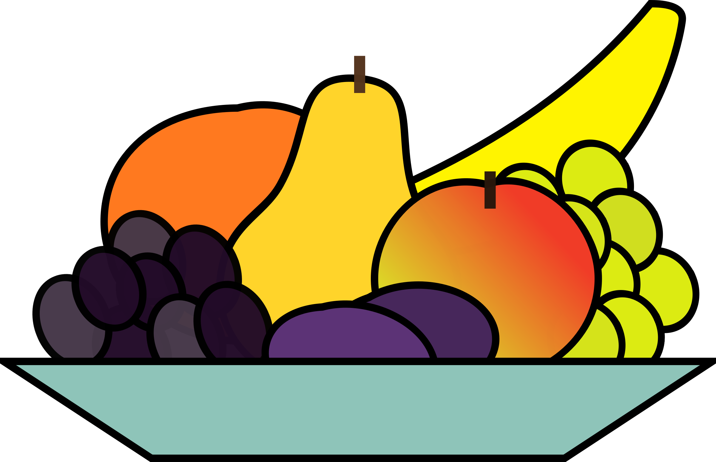 clipart fruit cheese