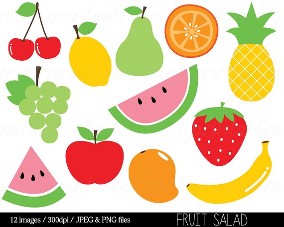 clipart fruit food