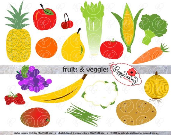 clipart fruit food item