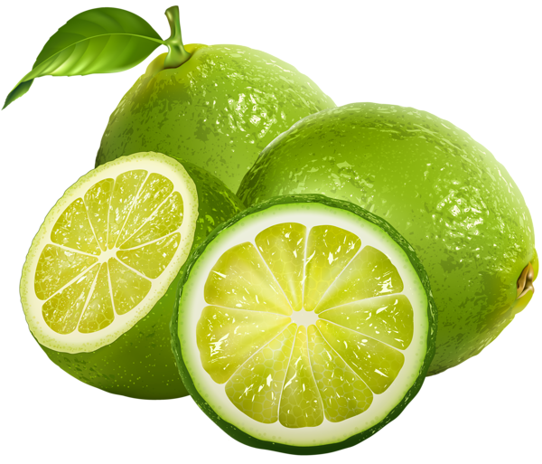 Limes png picture ovocie. Lime clipart watercolour