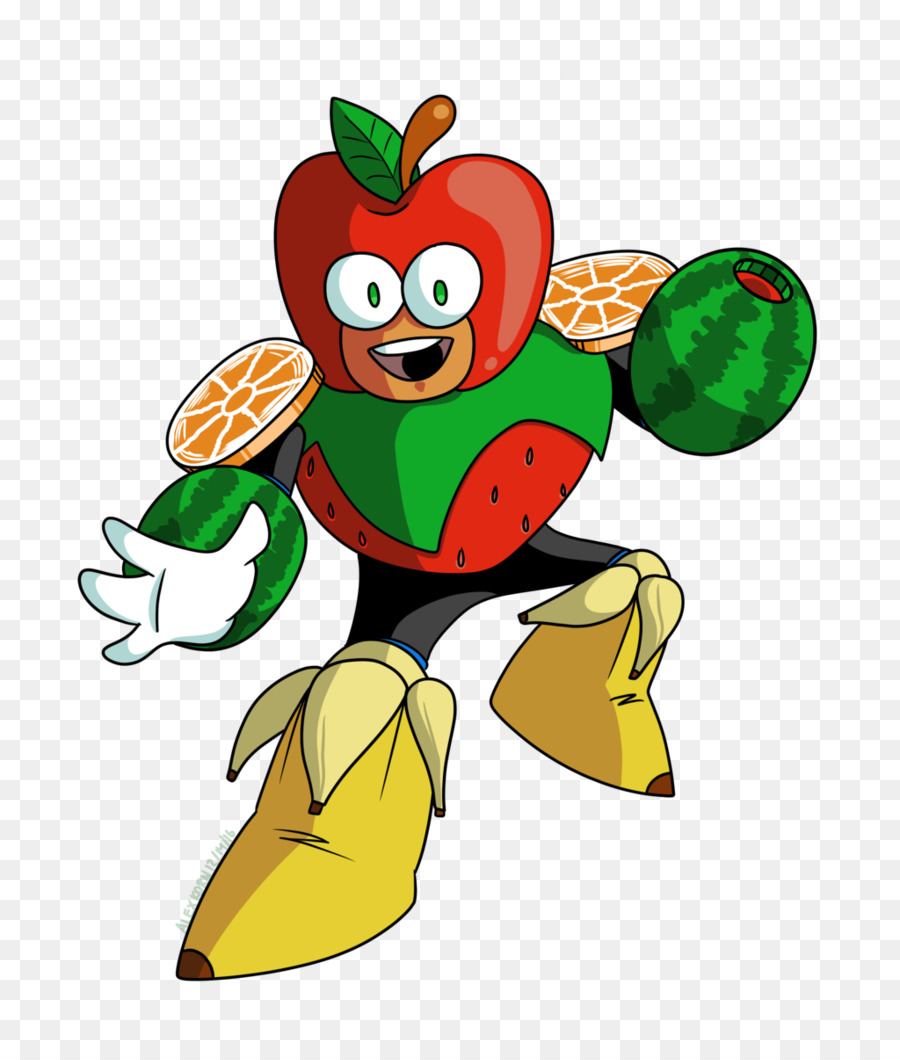 clipart fruit man
