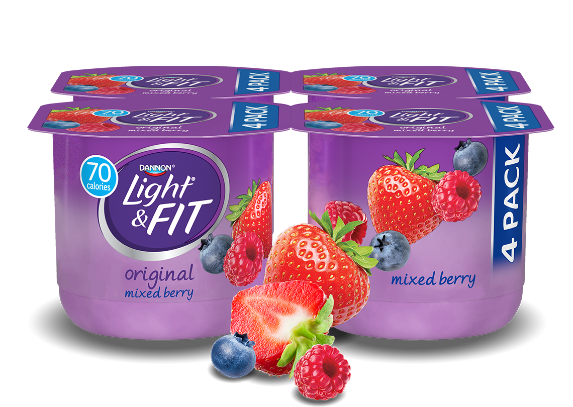 Mixed berry nonfat light. Yogurt clipart low fat yogurt